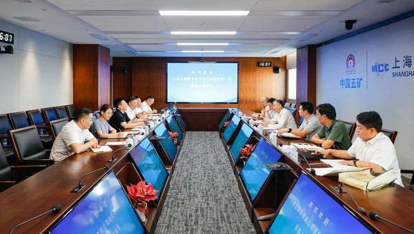 马鞍山钢铁有限公司党委副书记、总经理伏明一行到访上海宝冶