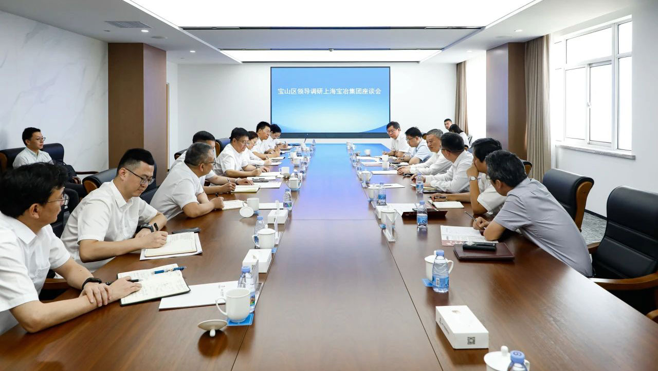 宝山区委书记李晨昊一行调研上海宝冶